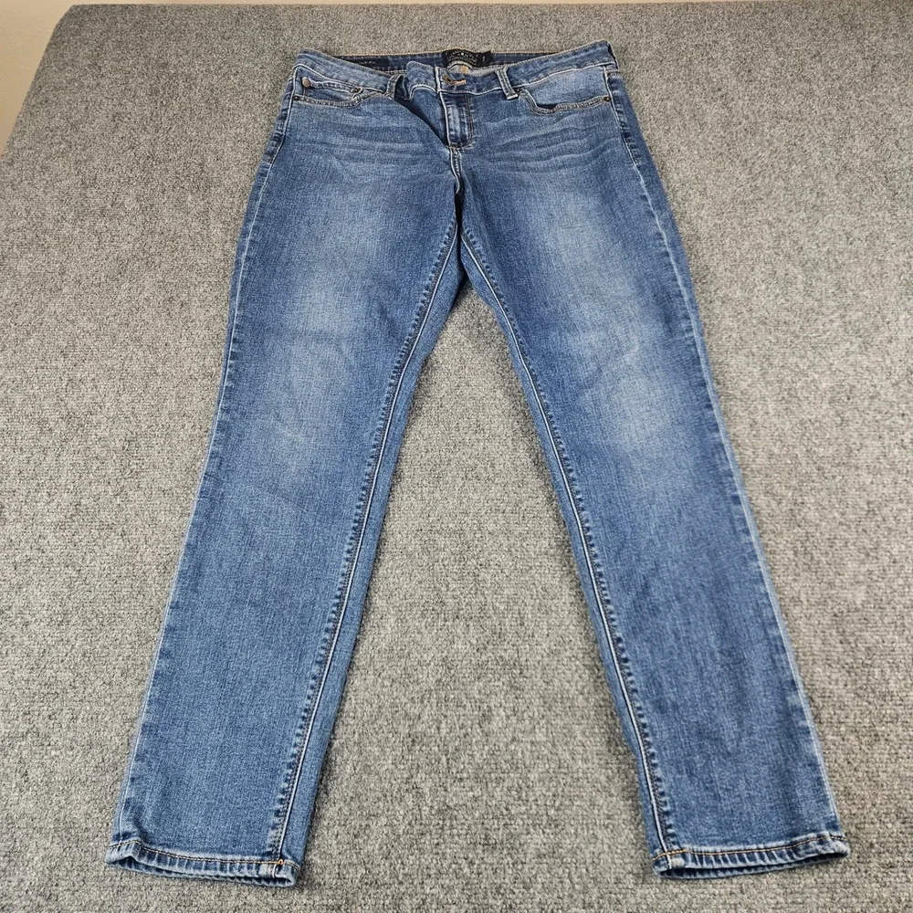 Lucky Brand Lolita Skinny Jeans‎ Womens 14/32 Medium Wash Blue Denim Mid Rise